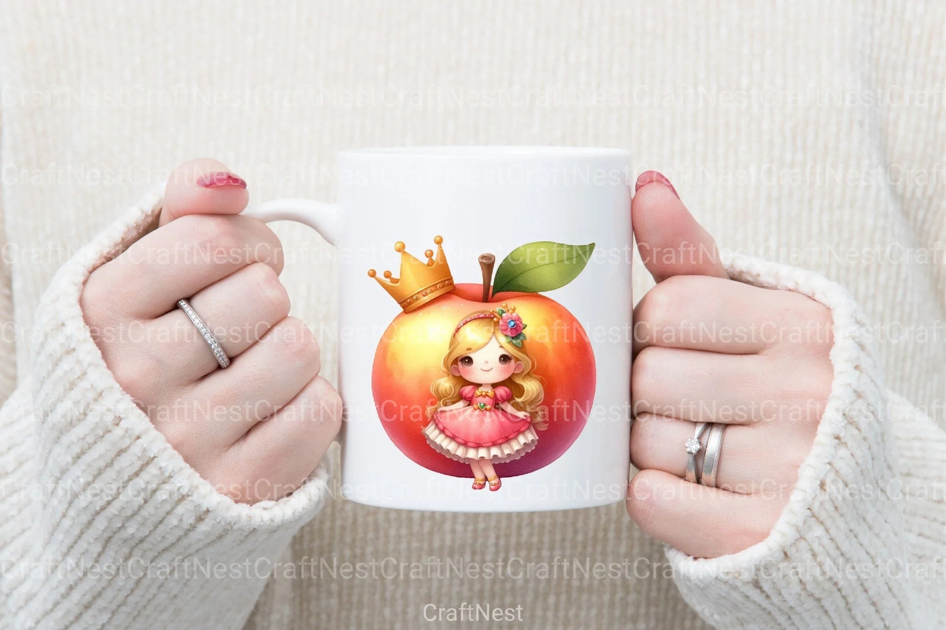 Fruits Little Princess Clipart Bundle - CraftNest - Digital Crafting and Art