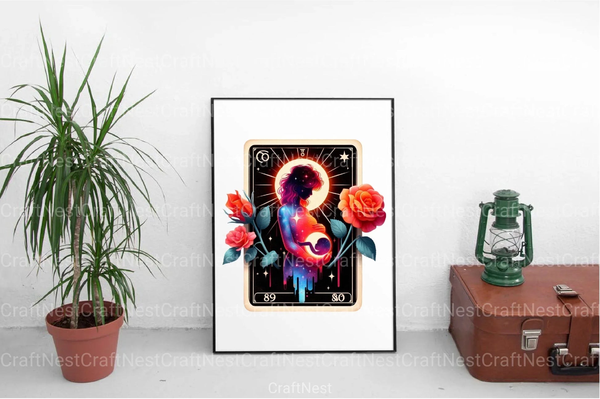 80s Baby Tarot Card Clipart Bundle for Gen X - CraftNest - Digital Crafting and Art