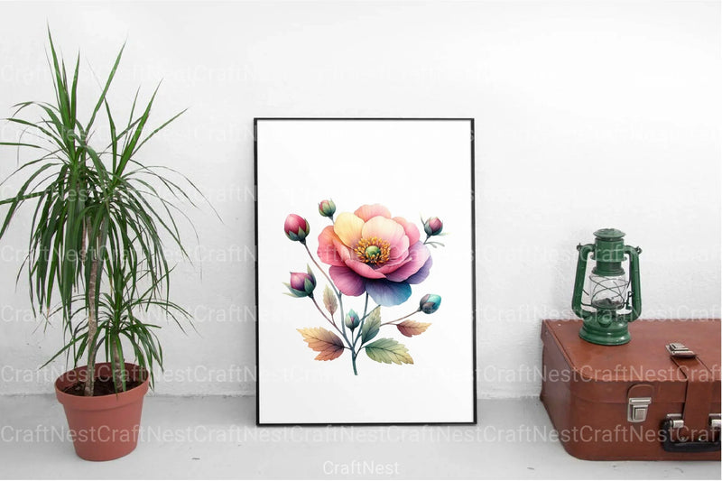 Birth Flowers Clipart Bundle - CraftNest - Digital Crafting and Art