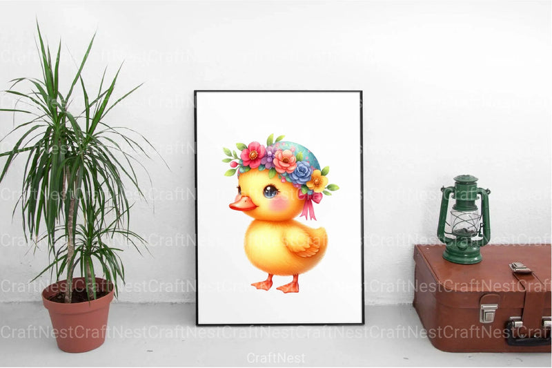 Cute Little Ducks Clipart Bundle 4 - CraftNest - Digital Crafting and Art