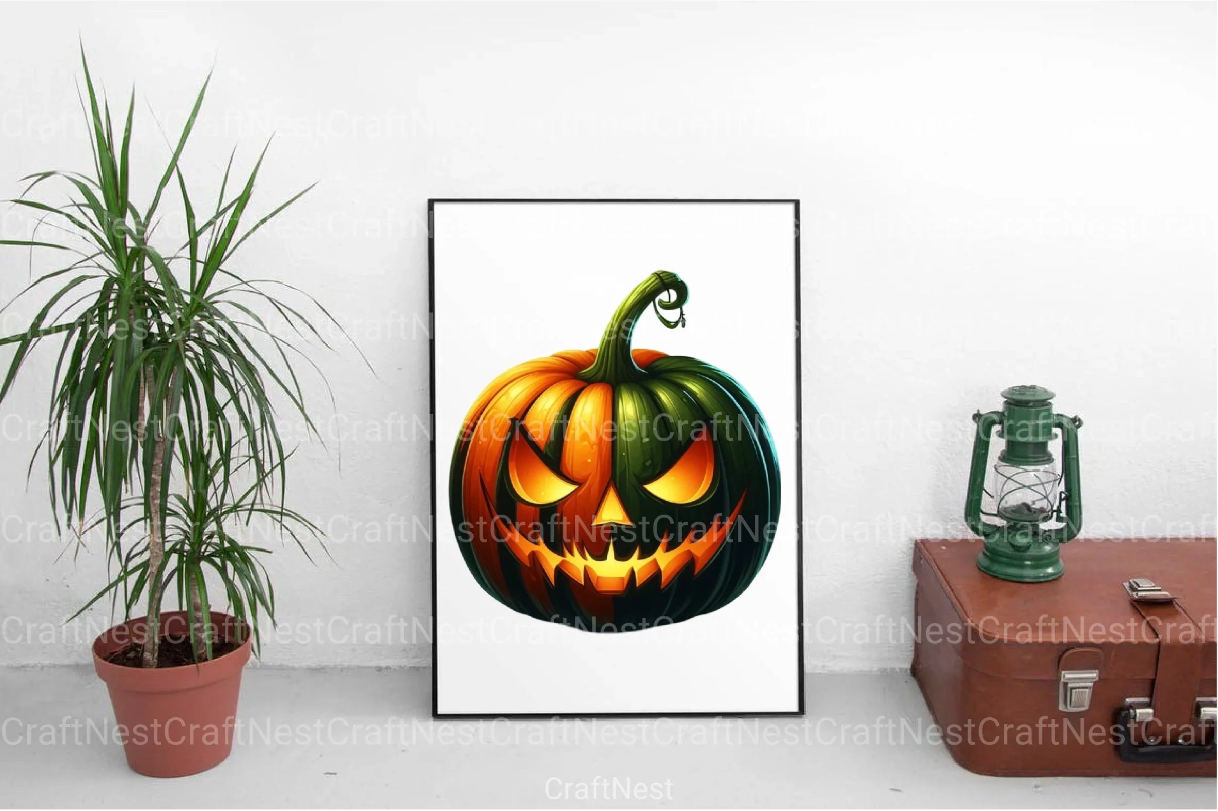 Horror Pumpkin Clipart Bundle 77 - CraftNest - Digital Crafting and Art