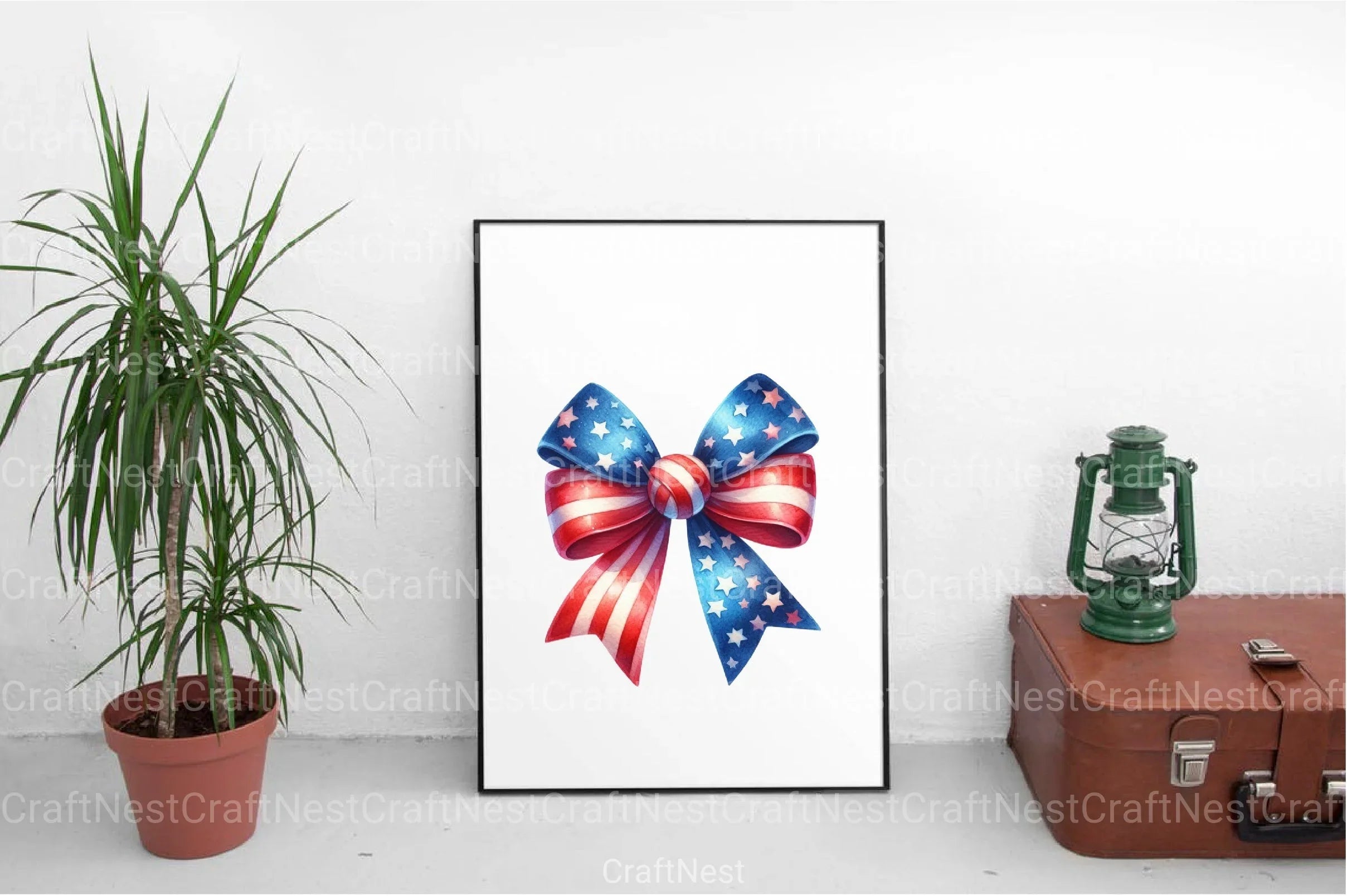 4th of July Bows Clipart Bundle - CraftNest - Digital Crafting and Art