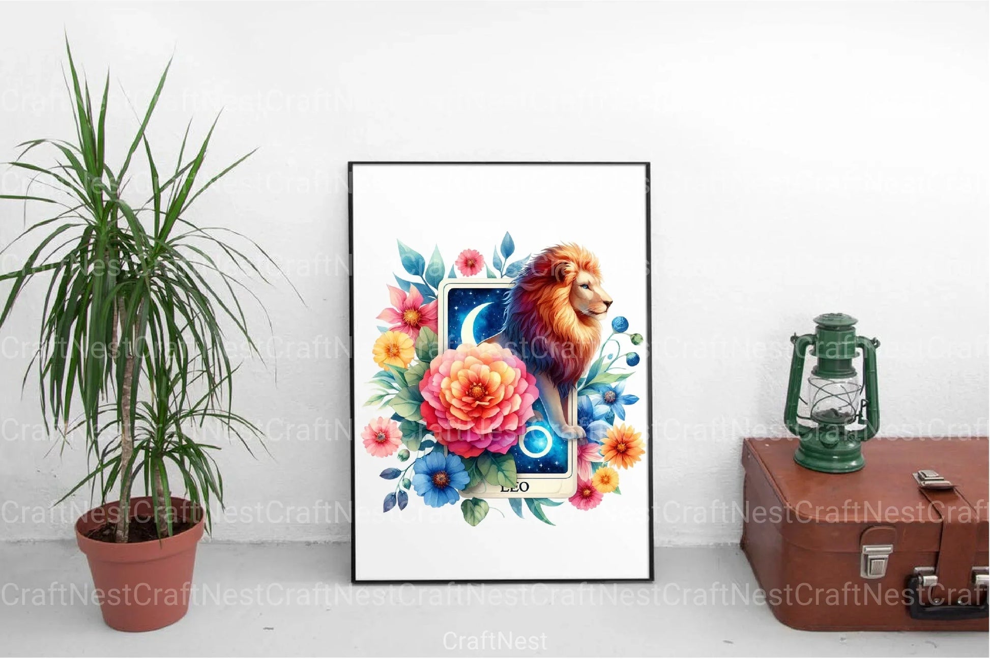 The Leo Tarot Card Clipart Bundle - CraftNest - Digital Crafting and Art