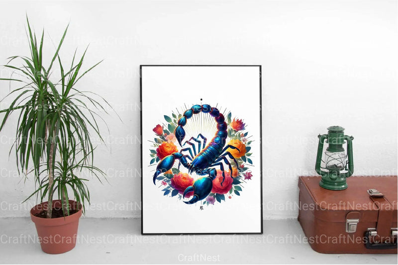 Scorpio Tarot Card Clipart Bundle - CraftNest - Digital Crafting and Art