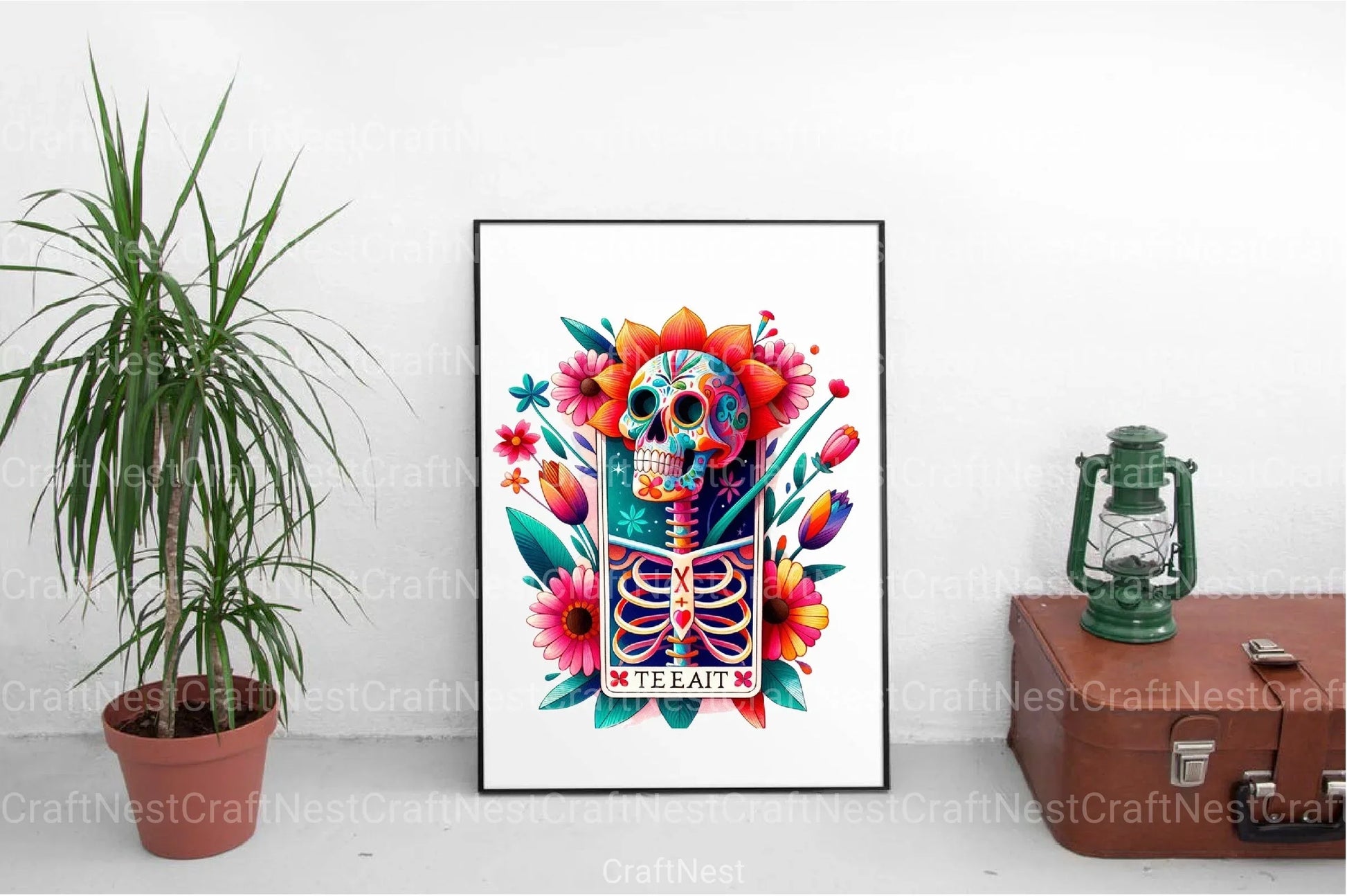 Whimsical Skeletal Tarot Card Clipart Bundle - CraftNest - Digital Crafting and Art