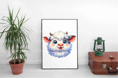 Funny Domestic Animals Face Clipart Bundle - CraftNest - Digital Crafting and Art