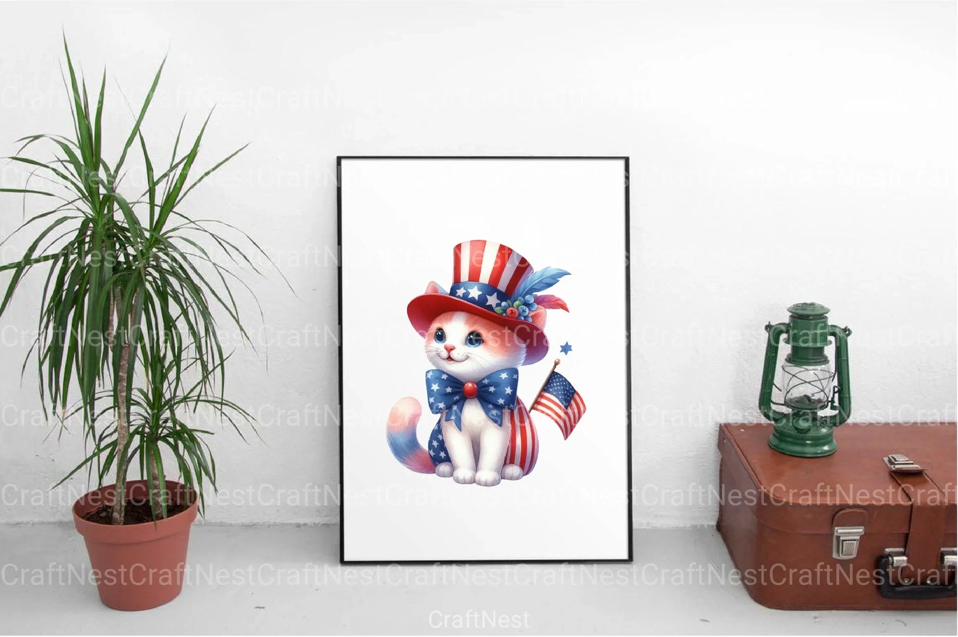 4th of July Cats Clipart Bundle - CraftNest - Digital Crafting and Art