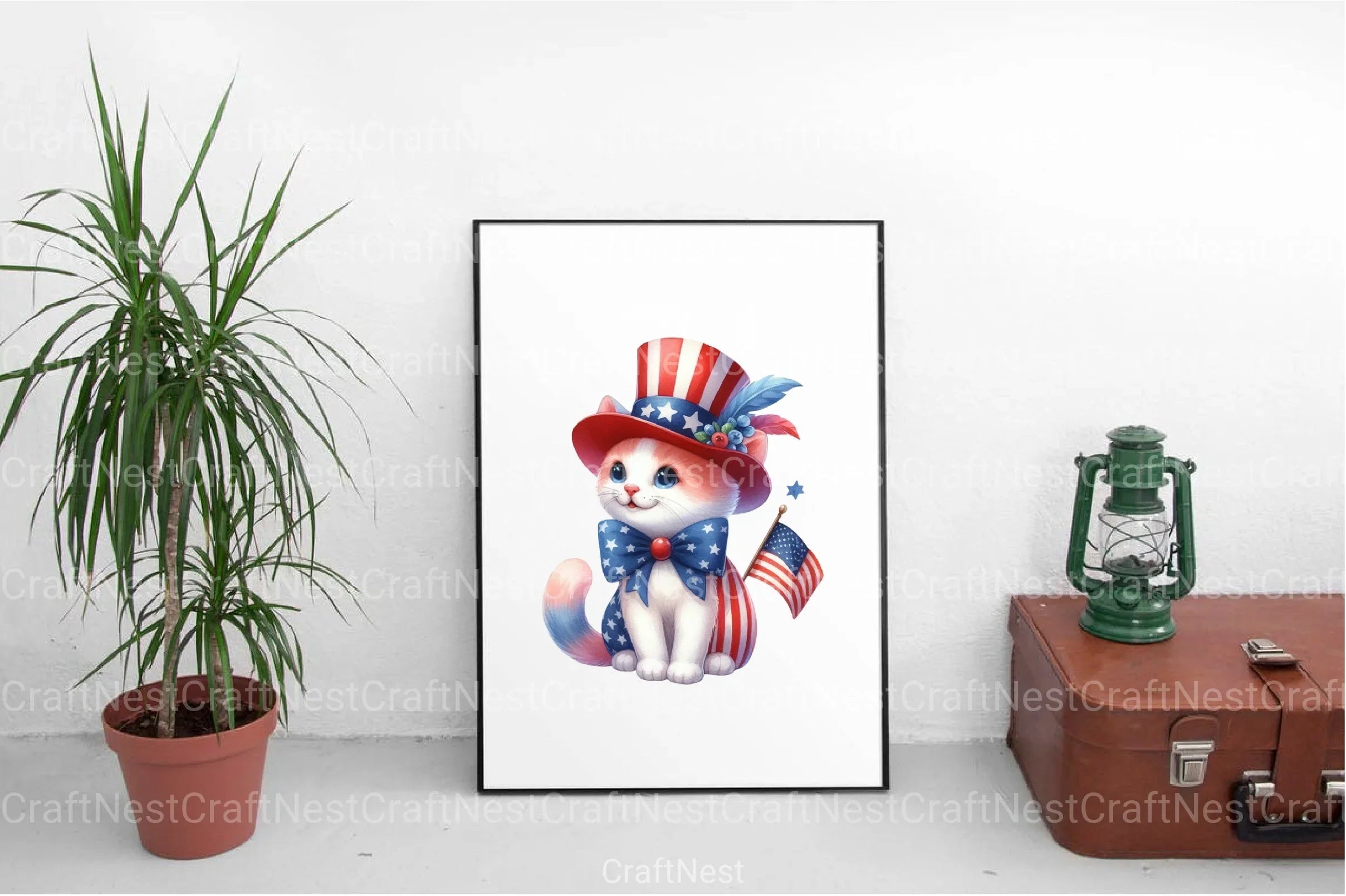 4th of July Cats Clipart Bundle - CraftNest - Digital Crafting and Art
