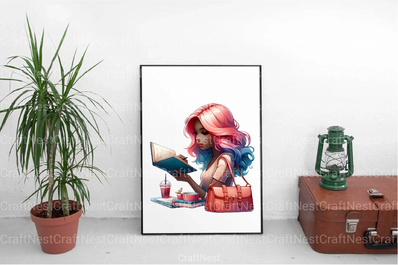 Black Women Clipart Bundle - CraftNest - Digital Crafting and Art