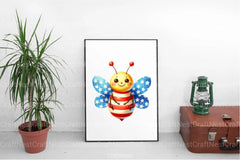 4th of July Boney Bee Clipart Bundle - CraftNest - Digital Crafting and Art