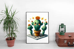 Funny Cactus Tarot Card Clipart Bundle - CraftNest - Digital Crafting and Art