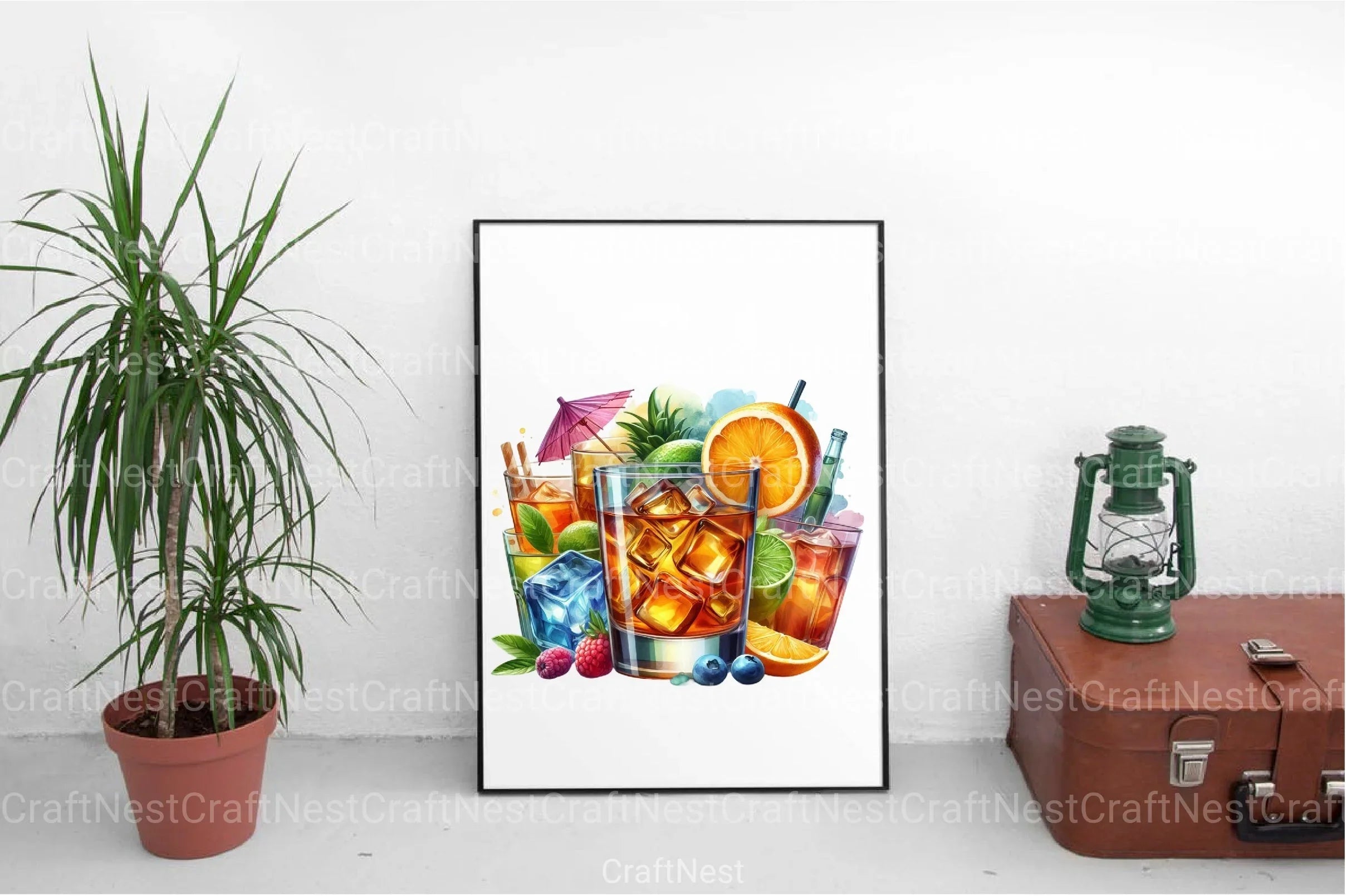 Whiskey Cocktails Clipart Bundle 3 - CraftNest - Digital Crafting and Art