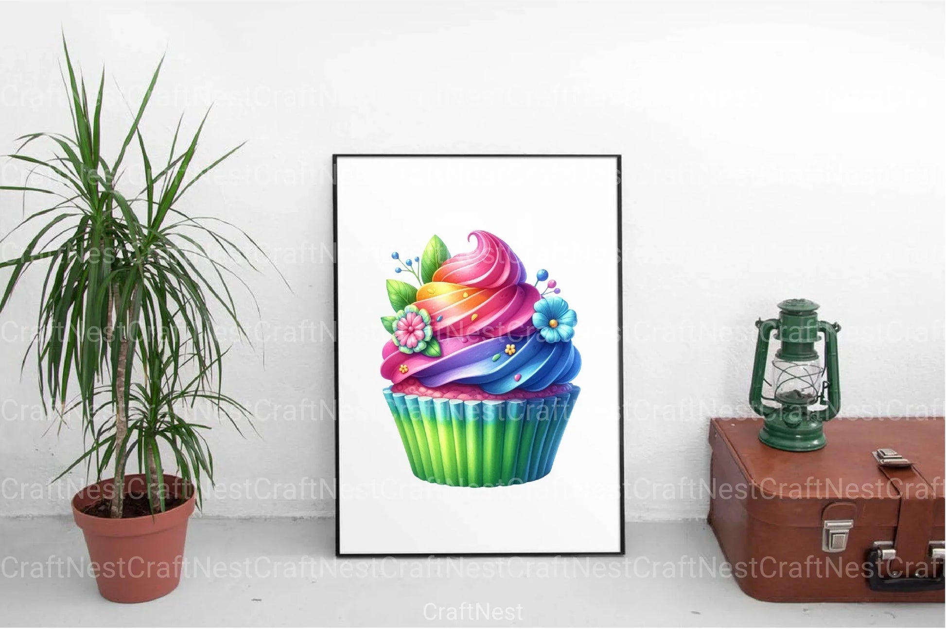 Yummy Cupcakes Clipart Bundle - CraftNest - Digital Crafting and Art