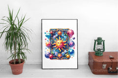 Zodiac Sign Tarot Cards Clipart Bundle 99 - CraftNest - Digital Crafting and Art