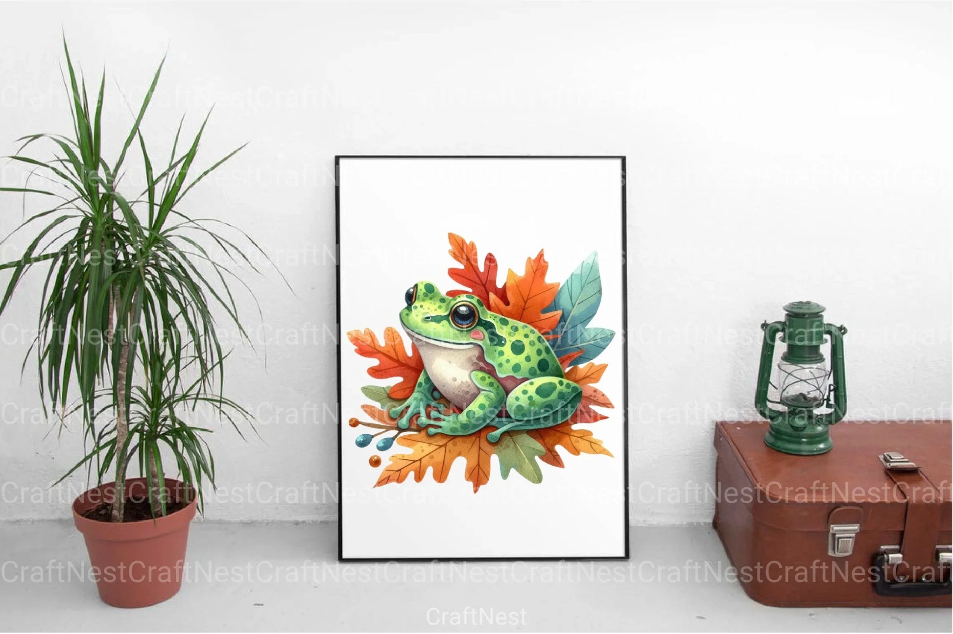 Autumn Frog Clipart Bundle 99 - CraftNest - Digital Crafting and Art