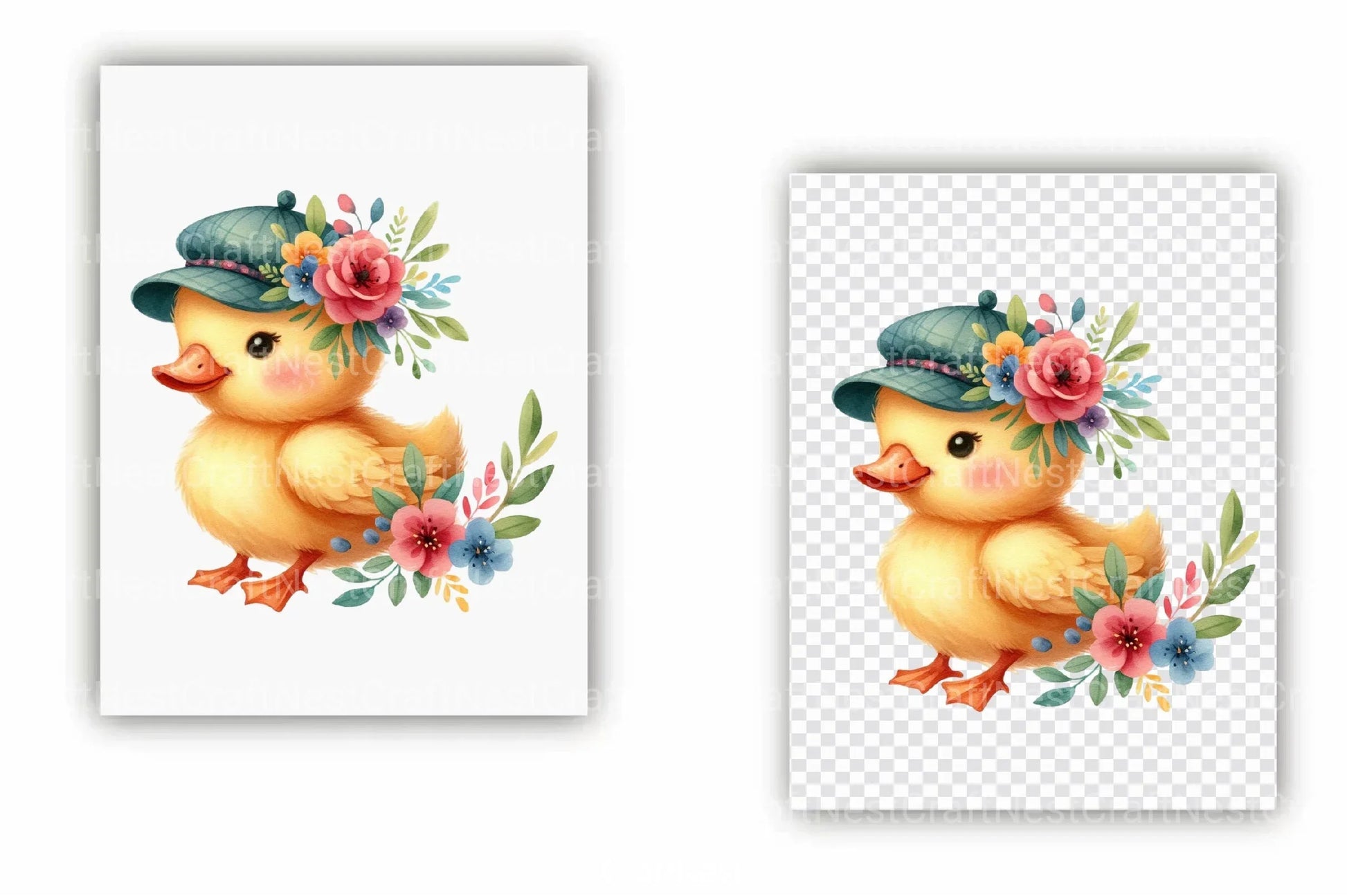 Cute Little Ducks Clipart Bundle 4 - CraftNest - Digital Crafting and Art