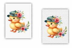 Cute Little Ducks Clipart Bundle 4 - CraftNest - Digital Crafting and Art