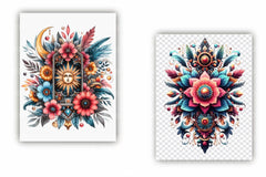 Vintage Native Tarot Card Clipart Bundle - CraftNest - Digital Crafting and Art