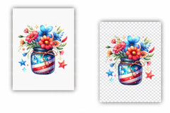 4th of July Magic Jar Clipart Bundle - CraftNest - Digital Crafting and Art