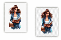 Black Women Clipart Bundle - CraftNest - Digital Crafting and Art