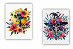 Witchy Vibes Skull Mama Clipart Bundle - CraftNest - Digital Crafting and Art