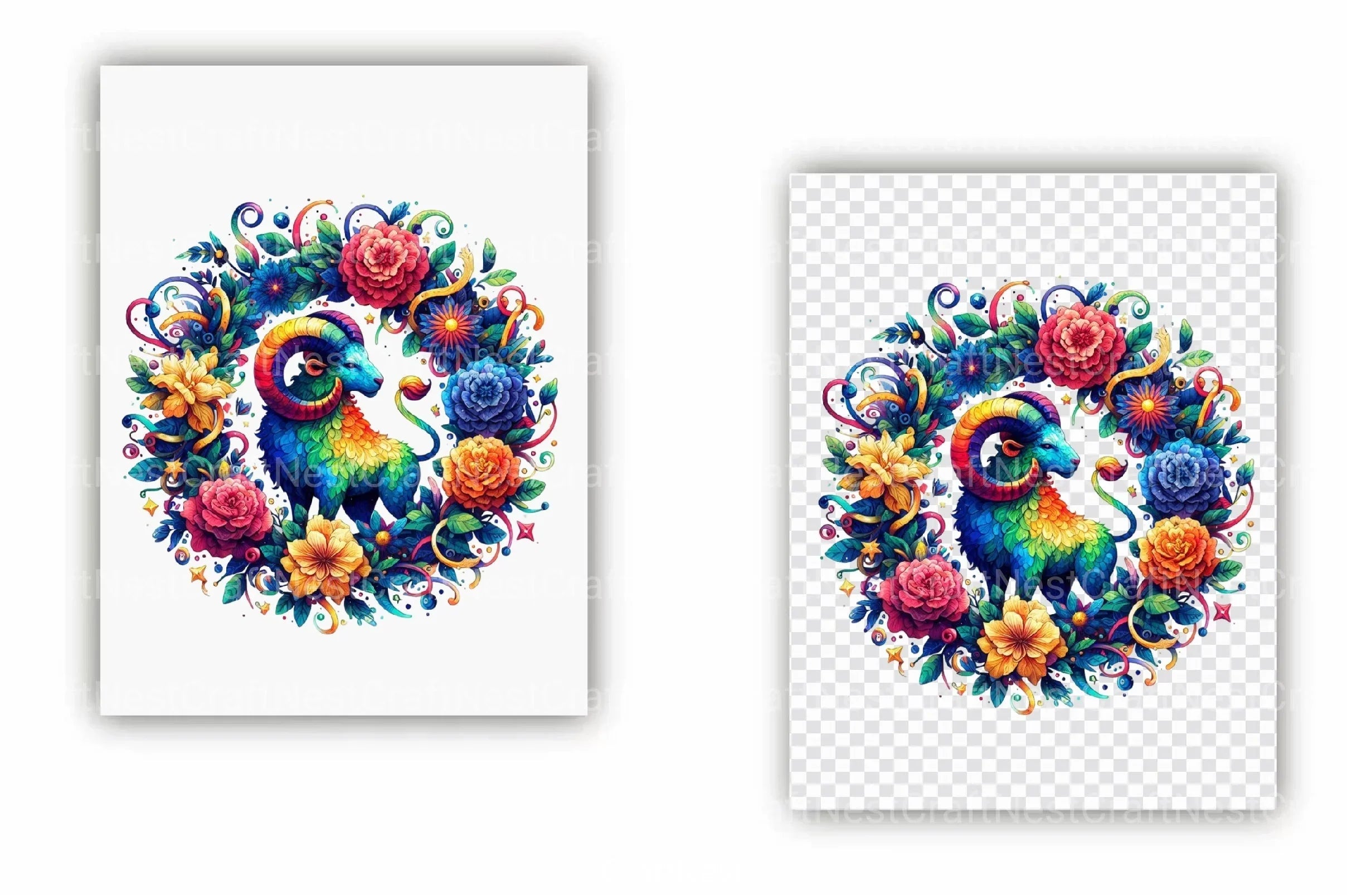 Zodiac Sign Tarot Cards Clipart Bundle 99 - CraftNest - Digital Crafting and Art