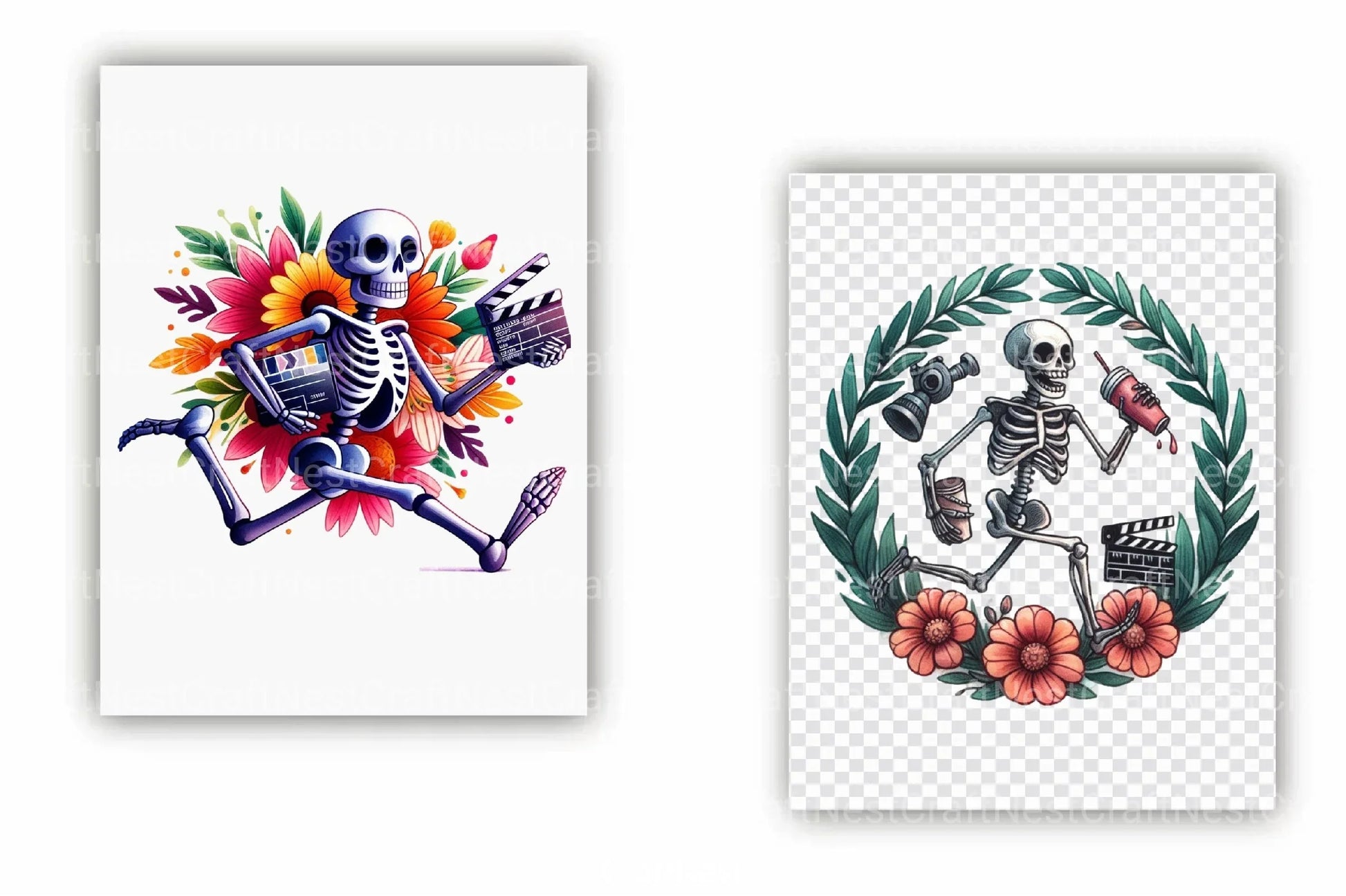 The Movie Marathoner Funny Tarot Card Clipart Bundle - CraftNest - Digital Crafting and Art