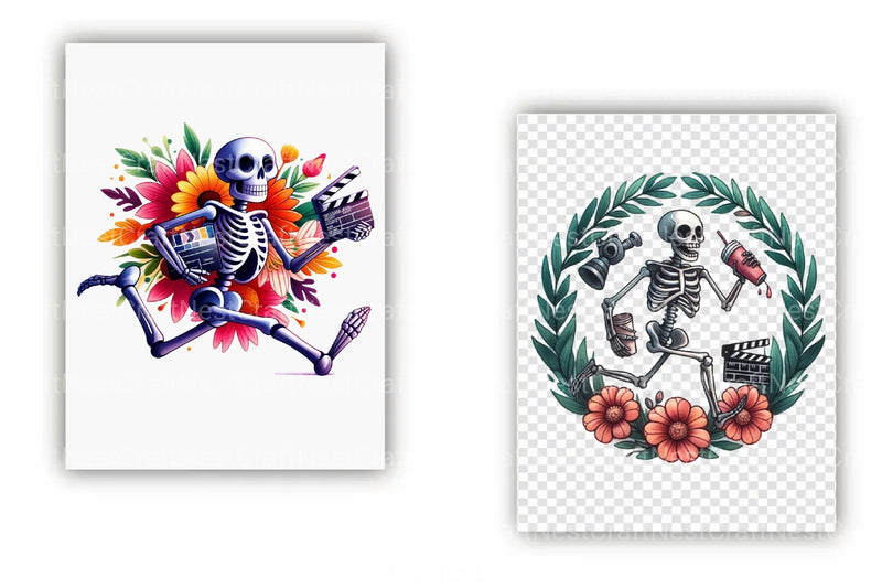 The Movie Marathoner Funny Tarot Card Clipart Bundle - CraftNest - Digital Crafting and Art