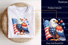 Cute Patriotic Eagle Clipart Bundle 99 - CraftNest - Digital Crafting and Art