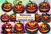 Horror Pumpkin Clipart Bundle
