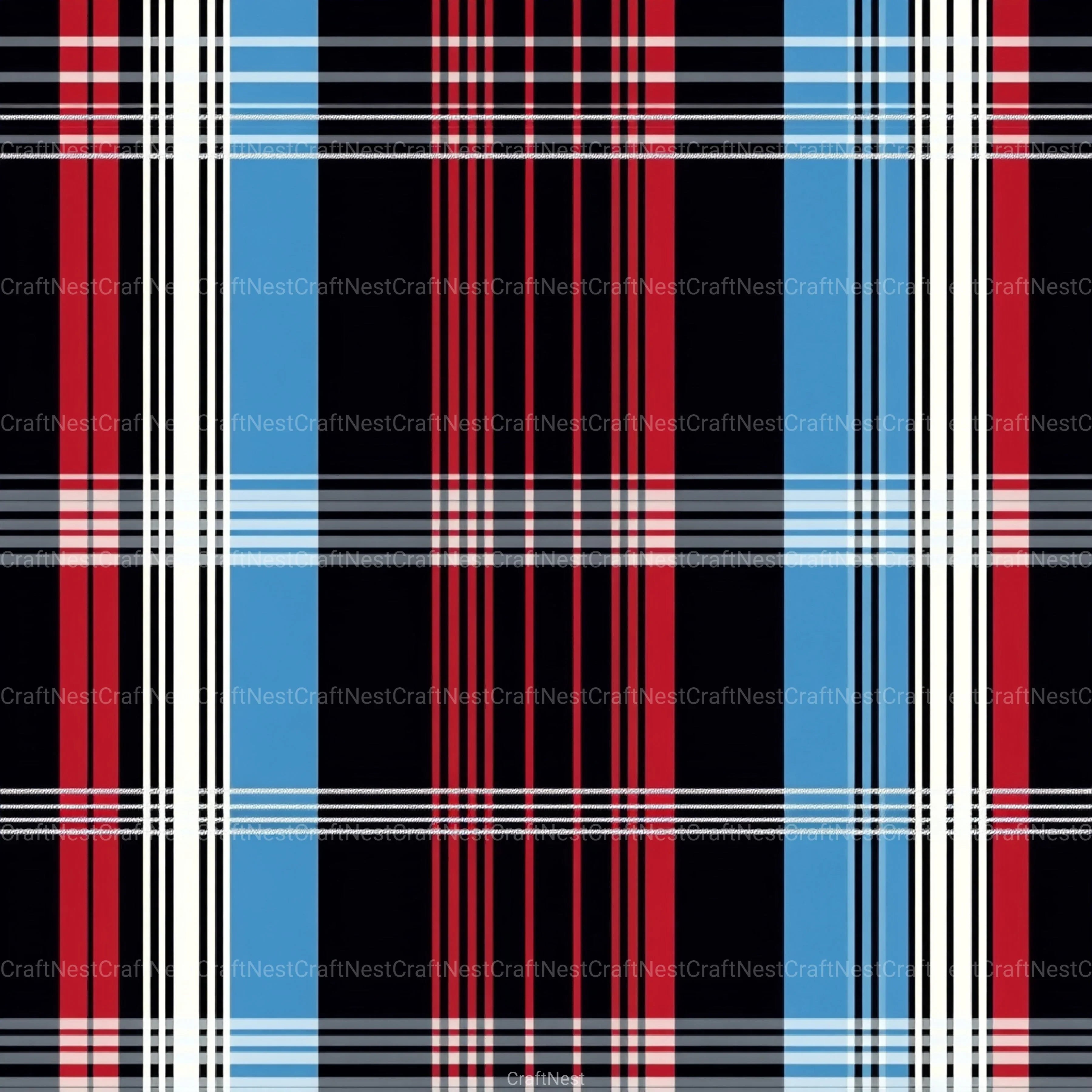 Stripes & Plaids Seamless Pattern Digital Paper - CraftNest - Digital Crafting and Art