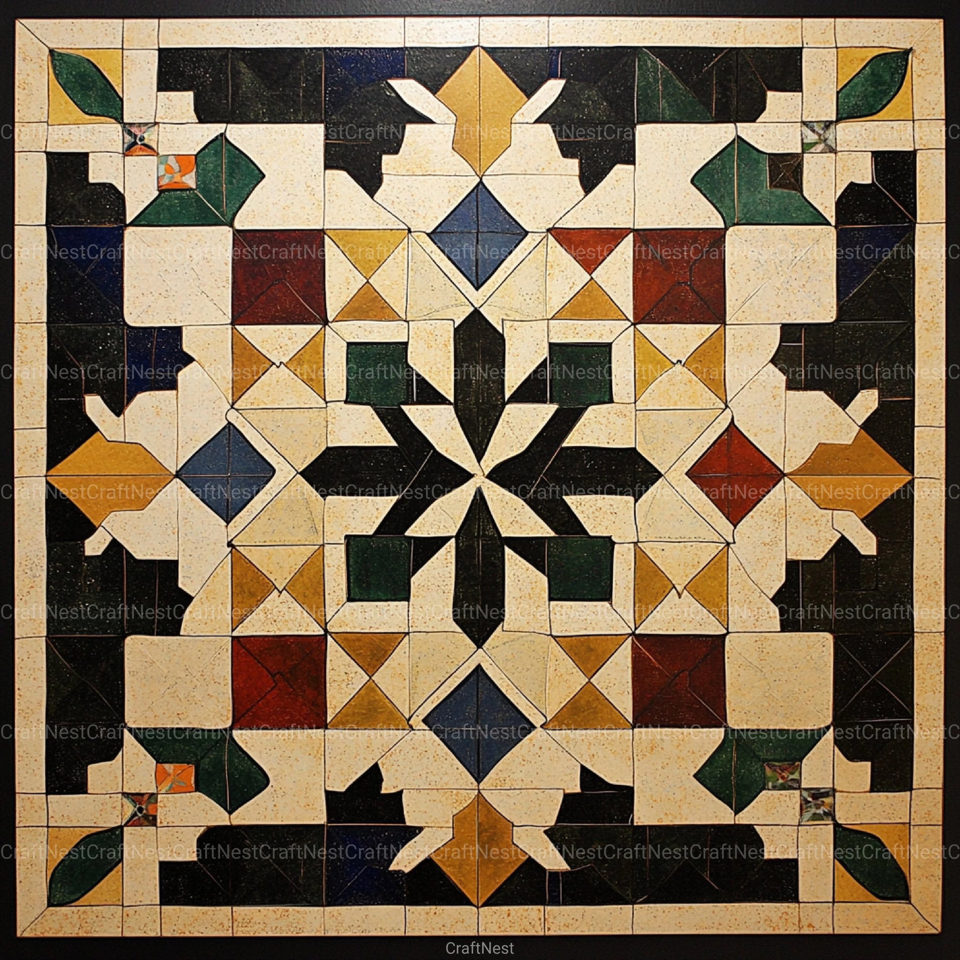 Sacred Geometry Alhambra Patterns Clipart Bundle - CraftNest - Digital Crafting and Art