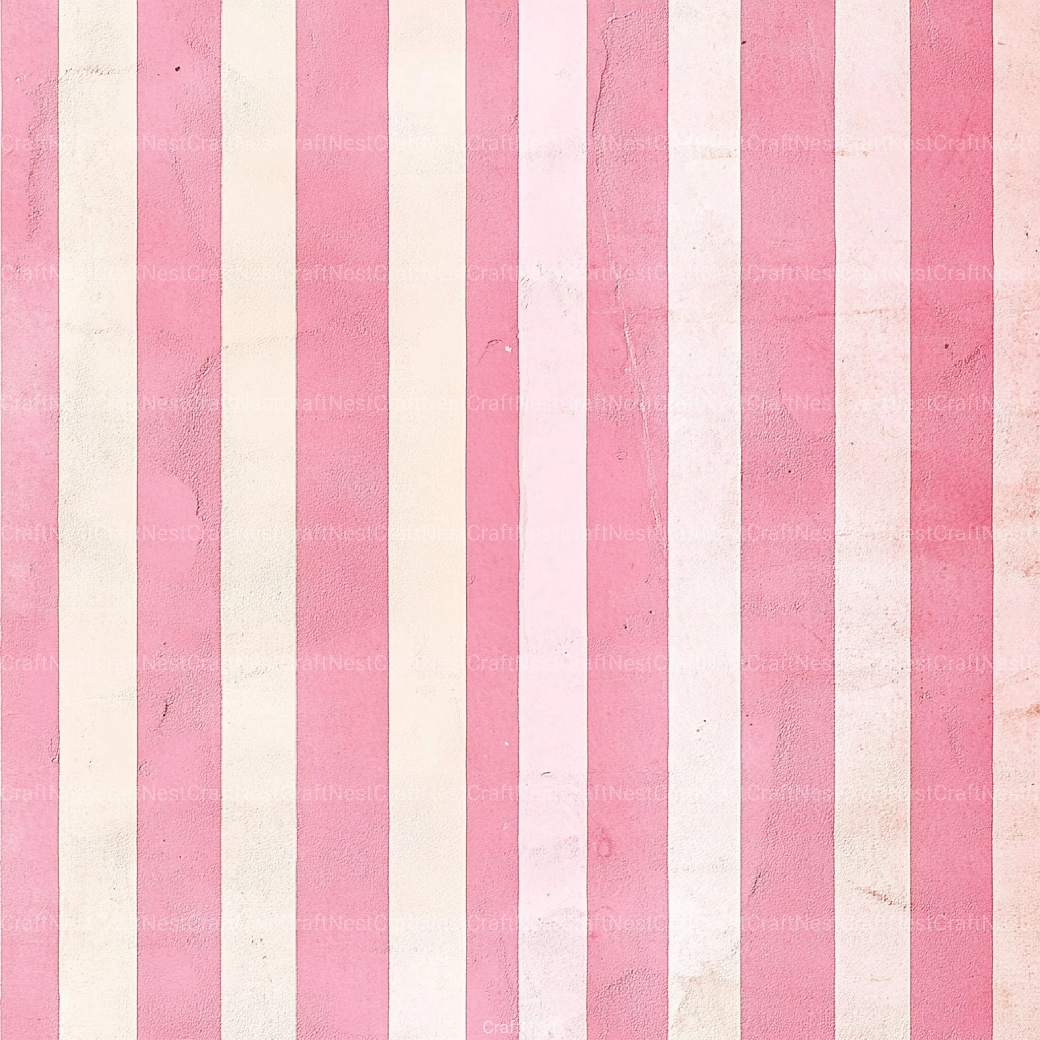 Blush Pink Stripes Pattern Digital Paper - CraftNest - Digital Crafting and Art