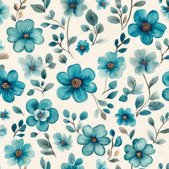 Navy Blue Yellow Cottage Flowers Pattern Clipart Bundle - CraftNest - Digital Crafting and Art