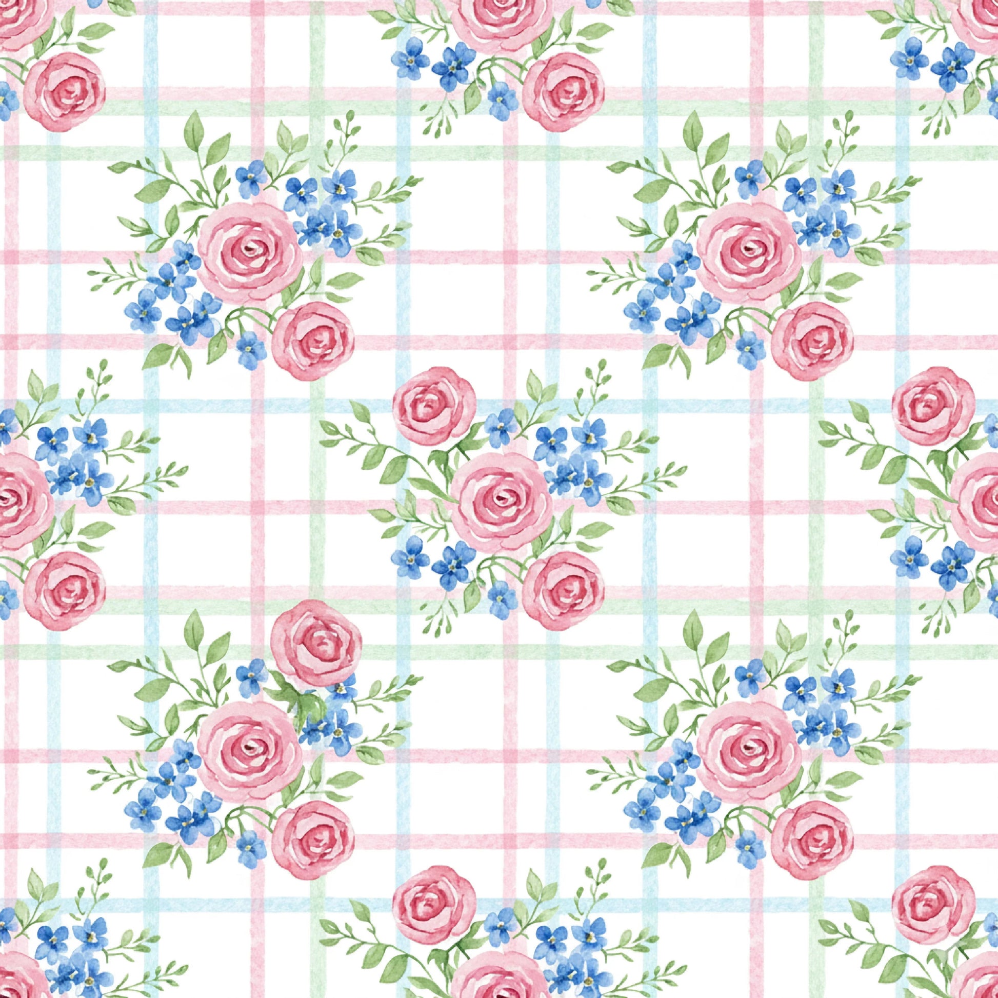 Pink Peonies Seamless Pattern Digital Paper - CraftNest - Digital Crafting and Art