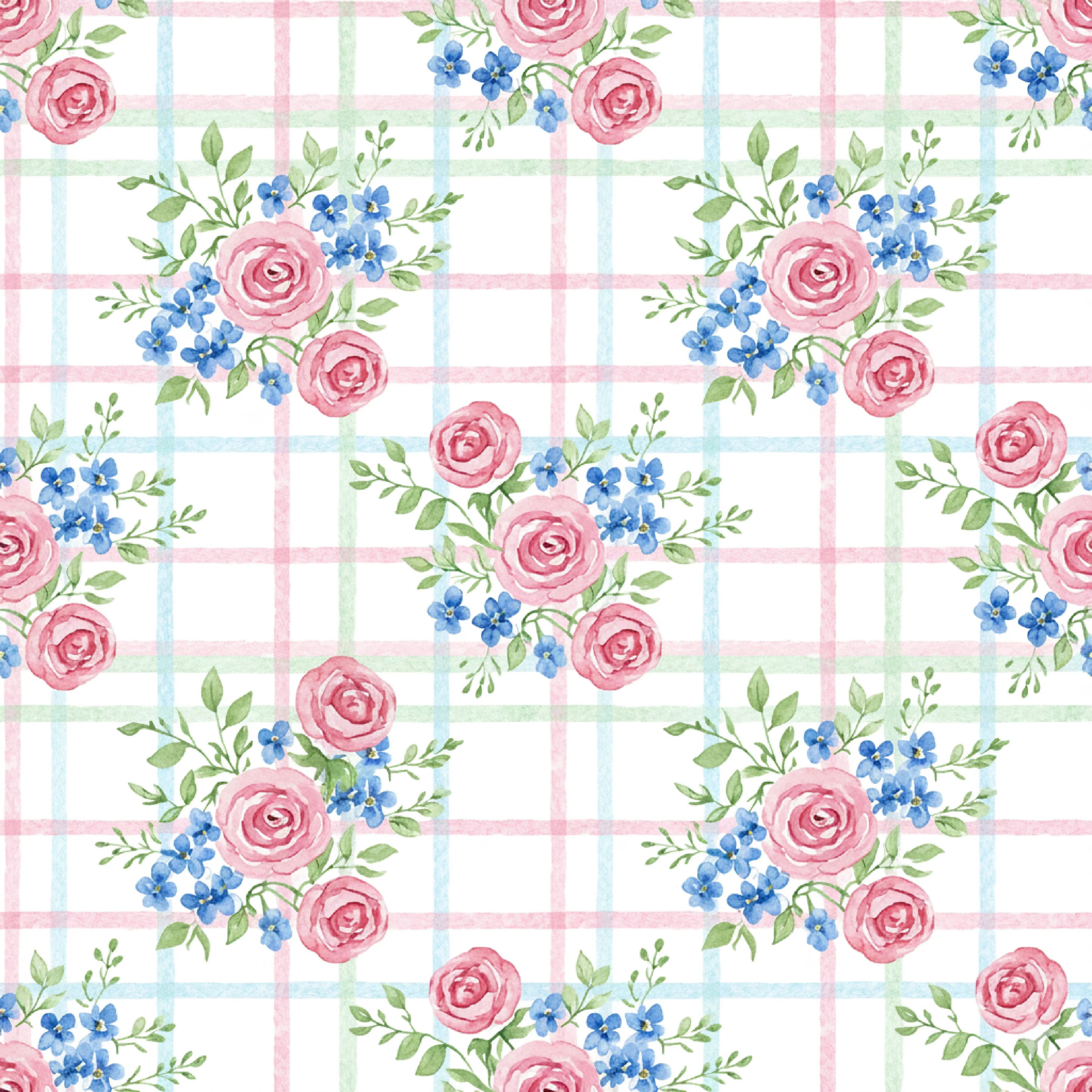 Pink Peonies Seamless Pattern Digital Paper - CraftNest - Digital Crafting and Art