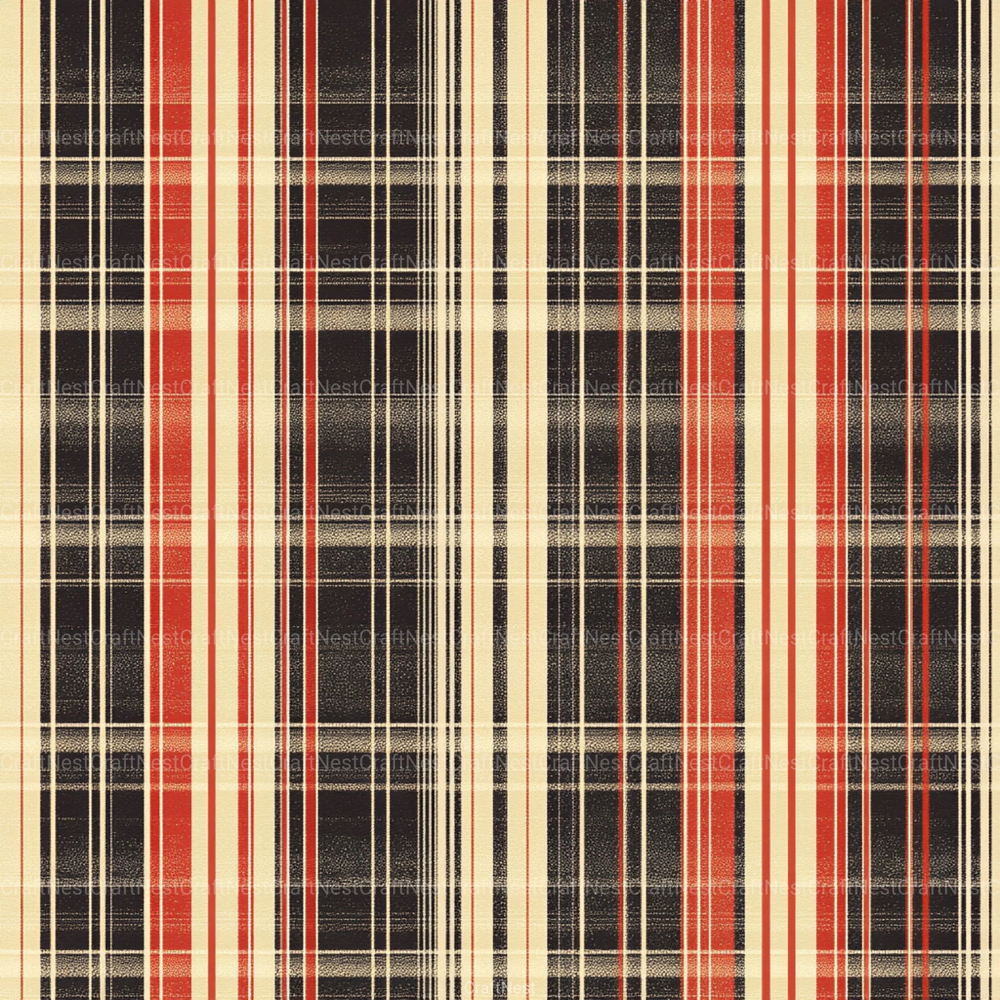 Stripes & Plaids Seamless Pattern Digital Paper - CraftNest - Digital Crafting and Art