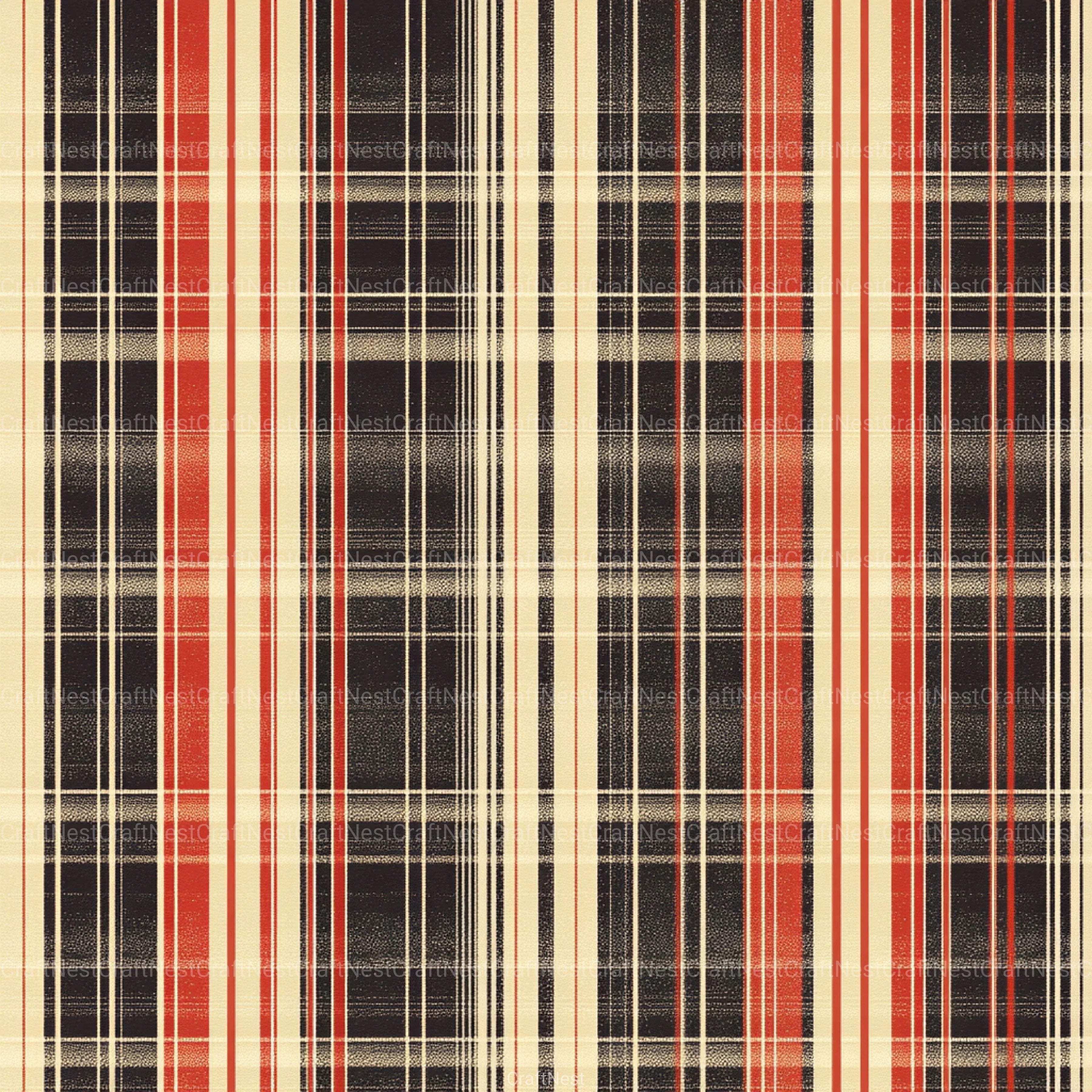 Stripes & Plaids Seamless Pattern Digital Paper - CraftNest - Digital Crafting and Art