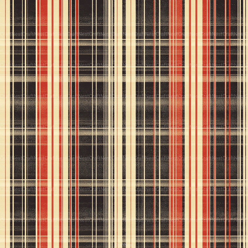 Stripes & Plaids Seamless Pattern Digital Paper - CraftNest - Digital Crafting and Art
