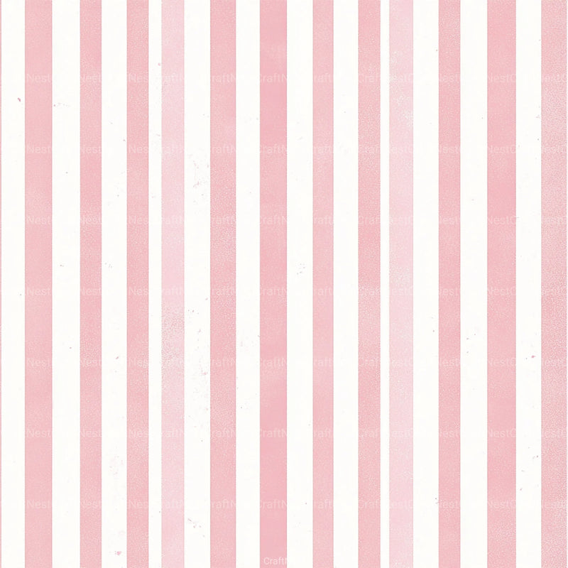 Blush Pink Stripes Pattern Digital Paper - CraftNest - Digital Crafting and Art
