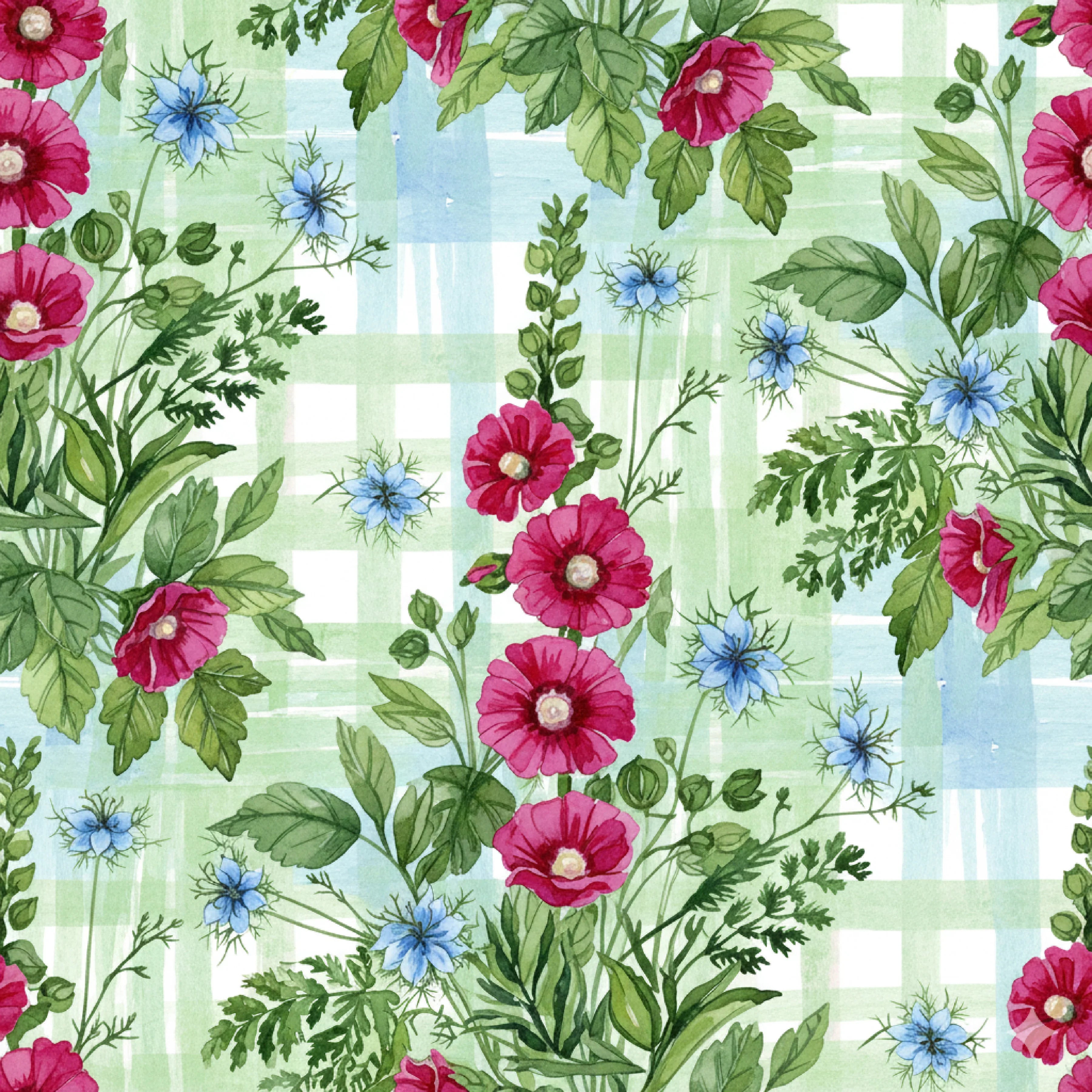 Pink Peonies Seamless Pattern Digital Paper - CraftNest - Digital Crafting and Art