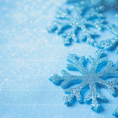 Blue Glitter Snowflakes Winter Pattern Clipart Bundle - CraftNest - Digital Crafting and Art