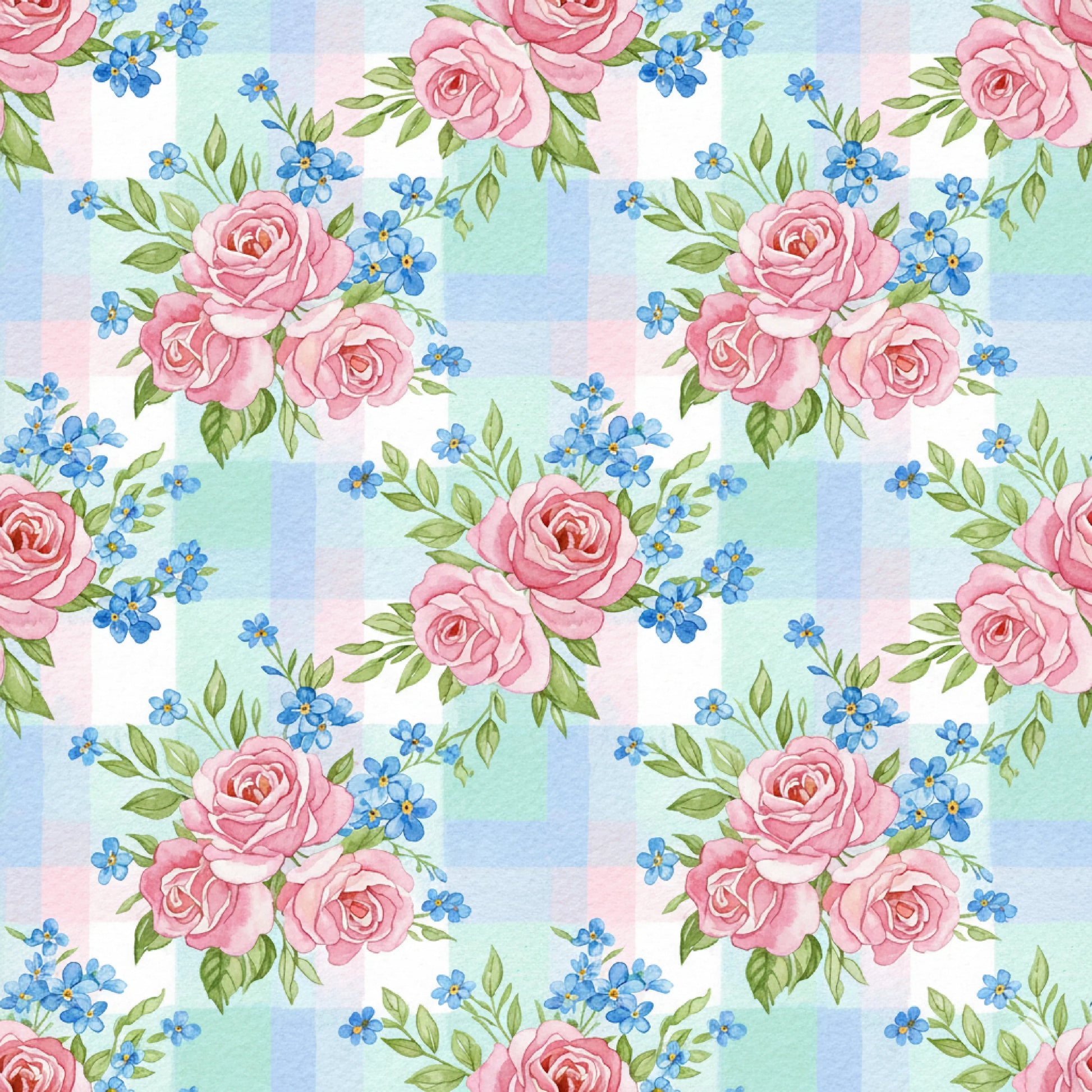 Pink Peonies Seamless Pattern Digital Paper - CraftNest - Digital Crafting and Art