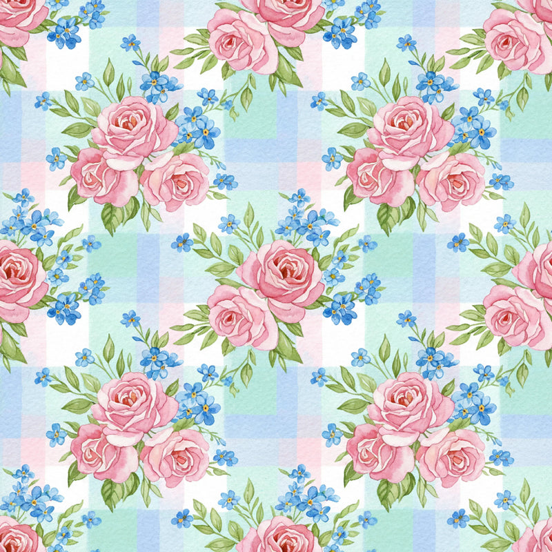 Pink Peonies Seamless Pattern Digital Paper - CraftNest - Digital Crafting and Art