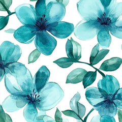 Navy Blue Yellow Cottage Flowers Pattern Clipart Bundle - CraftNest - Digital Crafting and Art