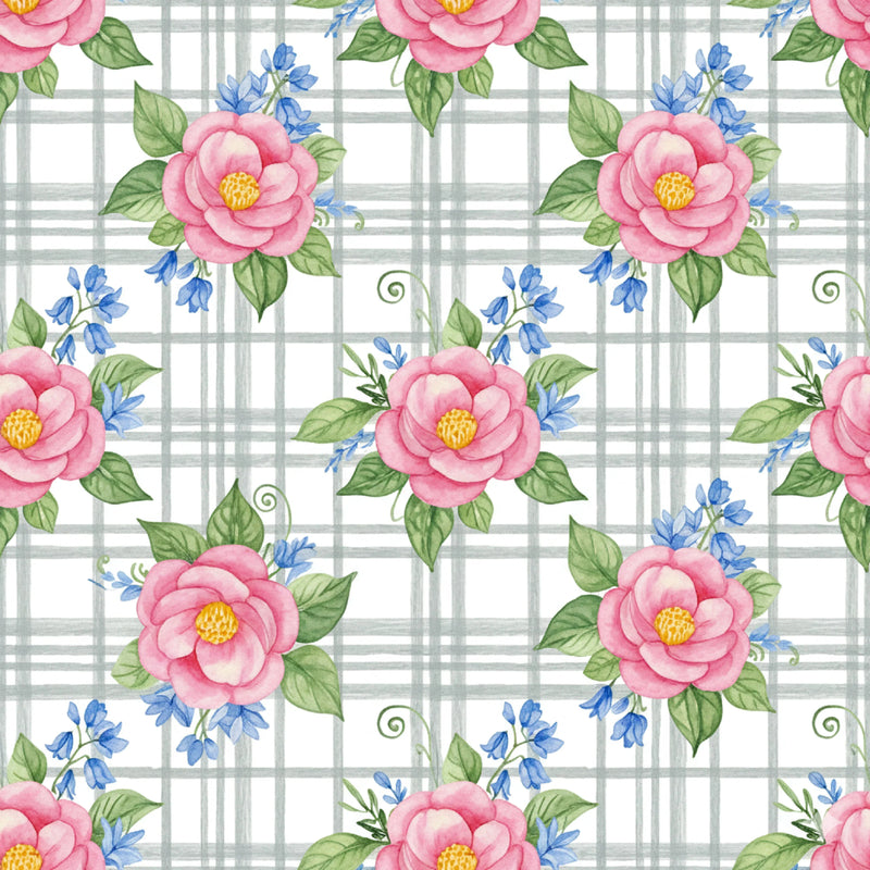 Pink Peonies Seamless Pattern Digital Paper - CraftNest - Digital Crafting and Art