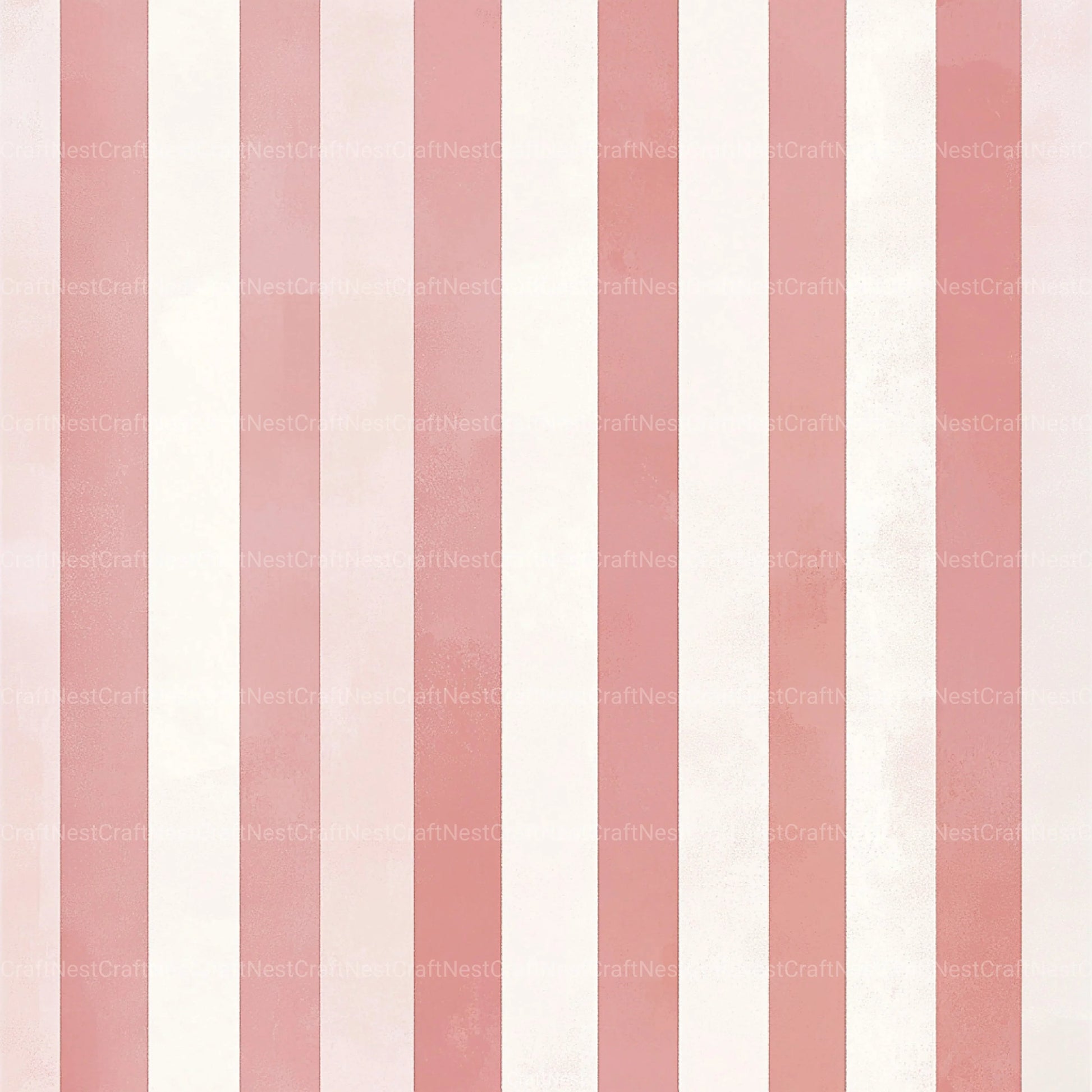Blush Pink Stripes Pattern Digital Paper - CraftNest - Digital Crafting and Art