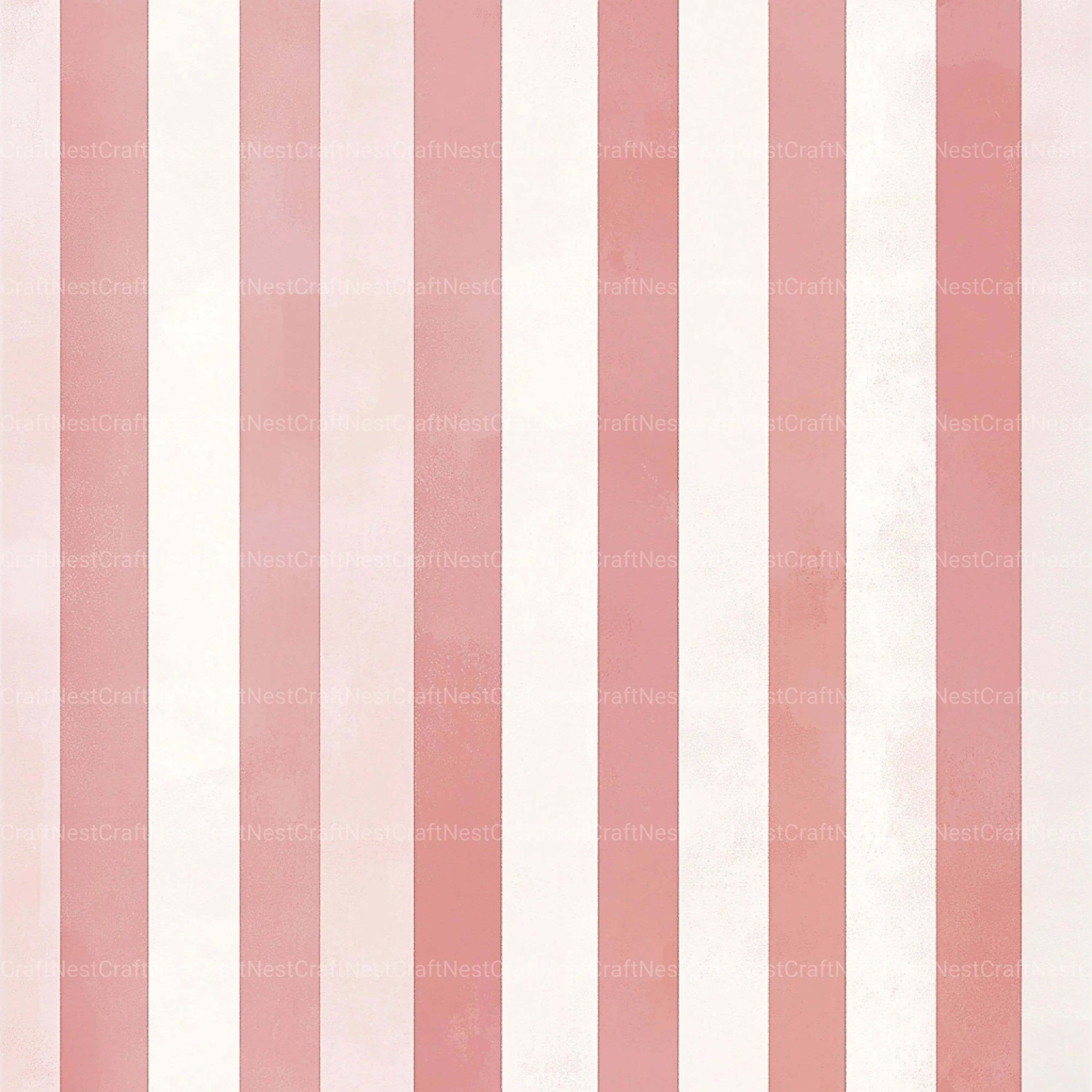 Blush Pink Stripes Pattern Digital Paper - CraftNest - Digital Crafting and Art