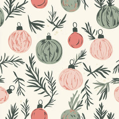 Blush Sage Seamless Christmas Patterns Digital Paper - CraftNest - Digital Crafting and Art
