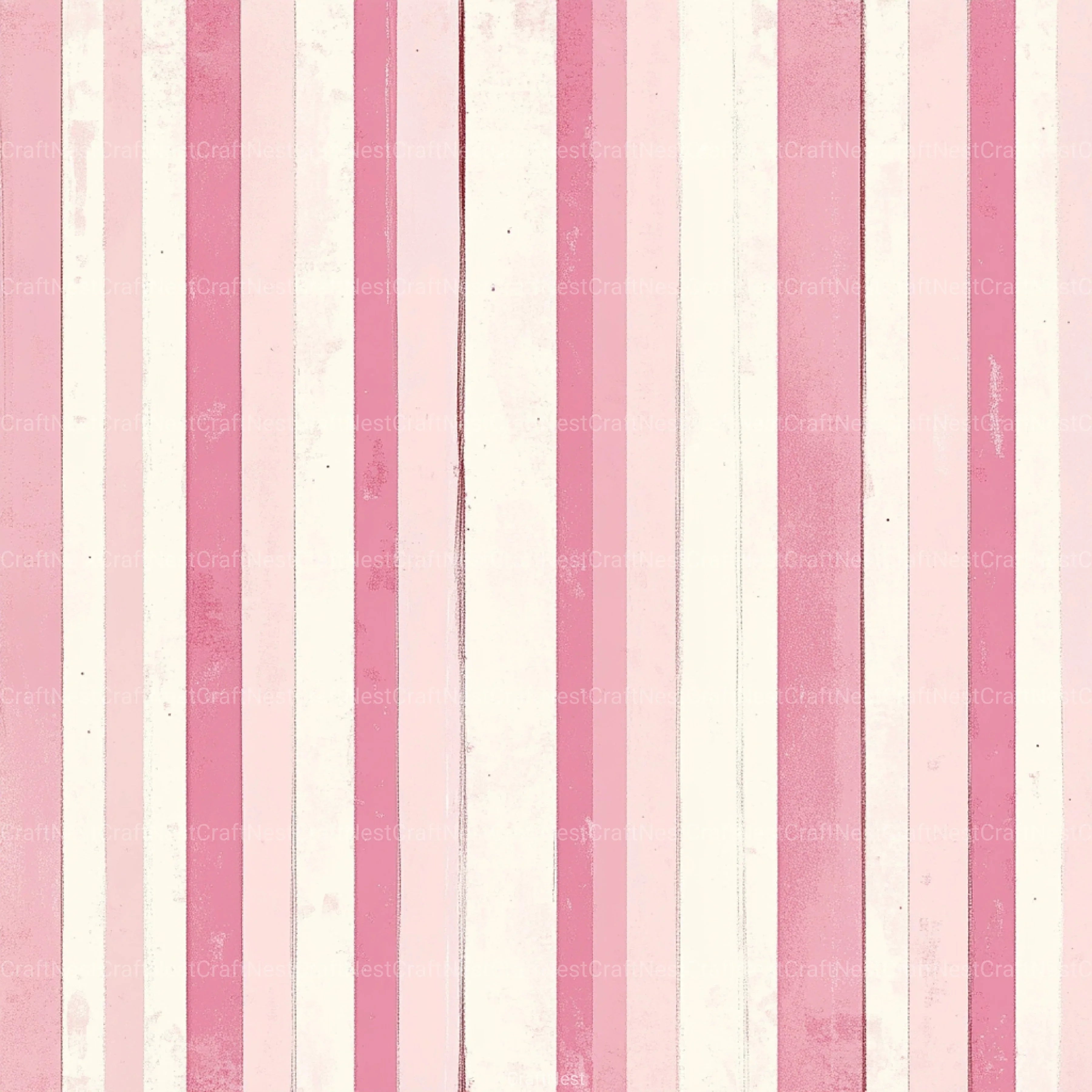 Blush Pink Stripes Pattern Digital Paper - CraftNest - Digital Crafting and Art